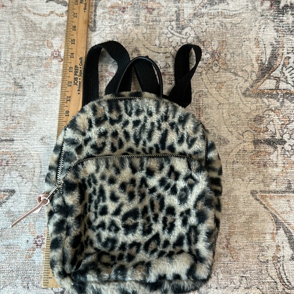 Faux Fur Mini Backpack - Picture 5 of 8